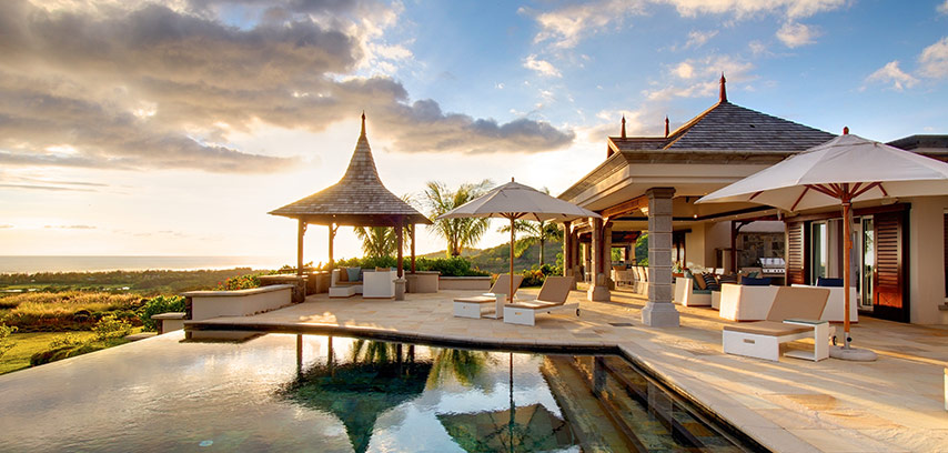 Luxury Resorts Villas on the paradise island